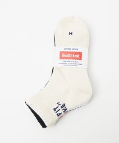 ABAHOUSE / アバハウス ソックス | 【Healthknit/ヘルスニット】バックロゴ191-37123P/ソックス/