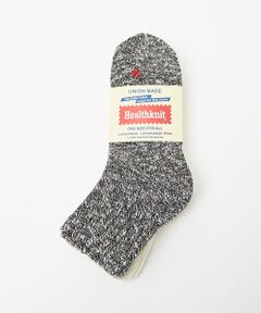 ABAHOUSE / アバハウス ソックス | 【Healthknit/ヘルスニット】バックロゴ191-37123P/ソックス/