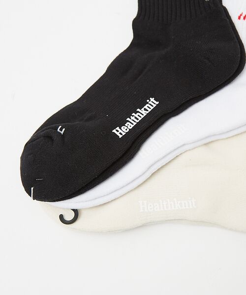 ABAHOUSE / アバハウス ソックス | 【Healthknit/ヘルスニット】バックロゴ191-37123P/ソックス/ | 詳細3