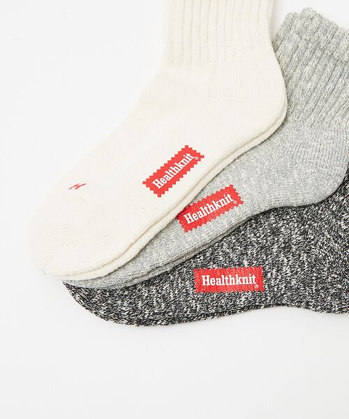 ABAHOUSE / アバハウス ソックス | 【Healthknit/ヘルスニット】バックロゴ191-37123P/ソックス/ | 詳細7