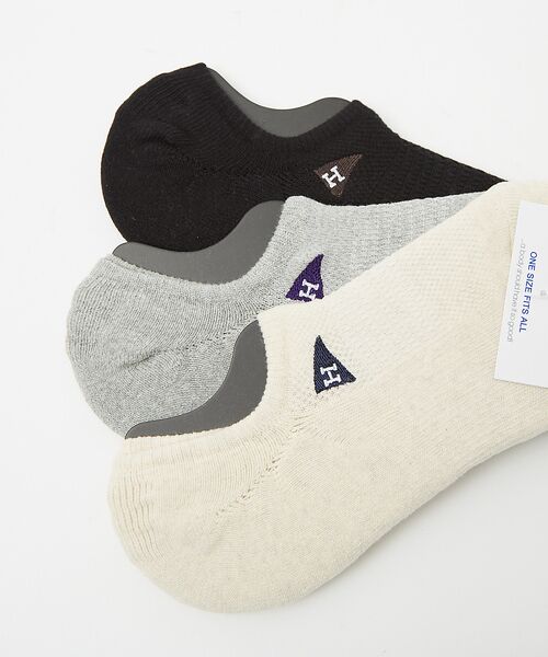 ABAHOUSE / アバハウス ソックス | 【Healthknit/ヘルスニット】ペナント刺繍191-3680/3638/靴 | 詳細2