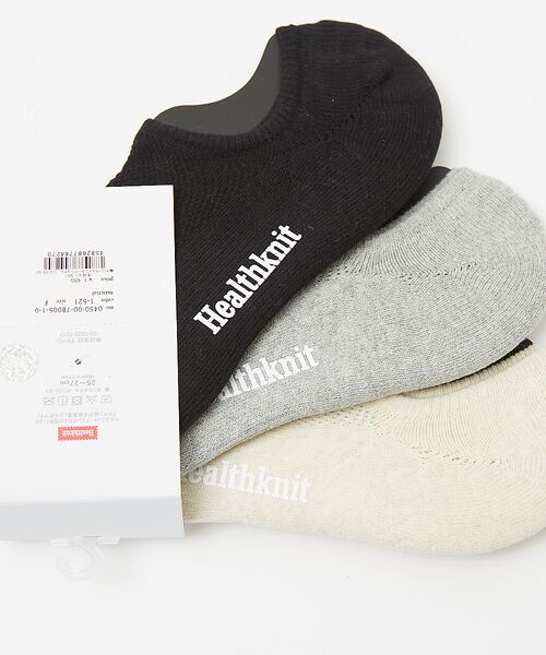 ABAHOUSE / アバハウス ソックス | 【Healthknit/ヘルスニット】ペナント刺繍191-3680/3638/靴 | 詳細3