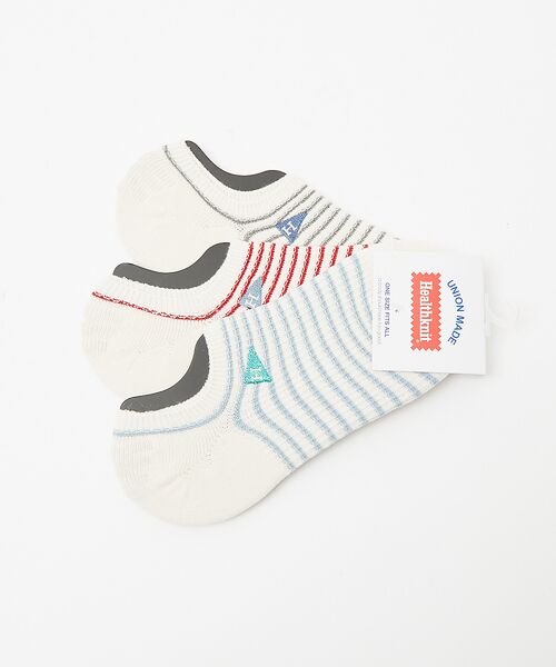 ABAHOUSE / アバハウス ソックス | 【Healthknit/ヘルスニット】ペナント刺繍191-3680/3638/靴 | 詳細4