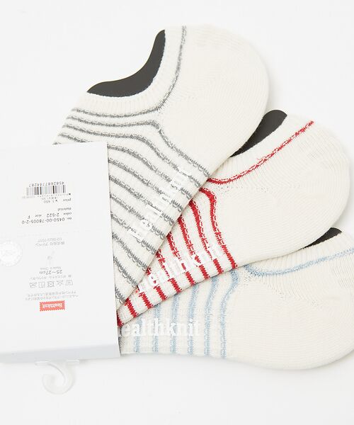 ABAHOUSE / アバハウス ソックス | 【Healthknit/ヘルスニット】ペナント刺繍191-3680/3638/靴 | 詳細6