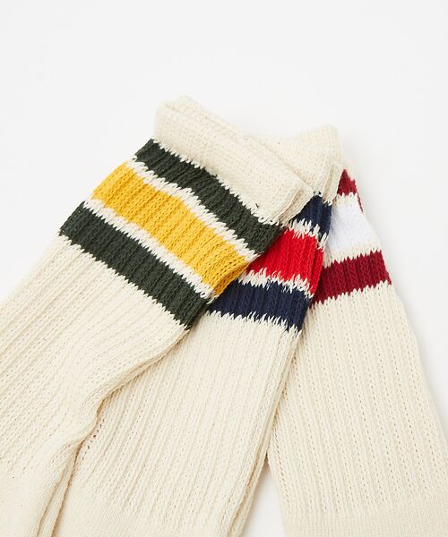 ABAHOUSE / アバハウス ソックス | 【Healthknit/ヘルスニット】 クラシック3本ライン191-3471/3 | 詳細2
