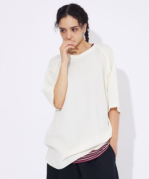 ABAHOUSE / アバハウス Tシャツ | 【JEMORGAN LONG JOHNS/ジェーイーモーガンロングジョーンズ】ワ | 詳細1