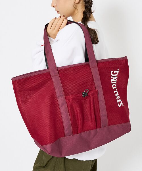 ABAHOUSE / アバハウス トートバッグ | 【SPALDING/スポルディング】AIRMESH BASIC TOTE BAG | 詳細10