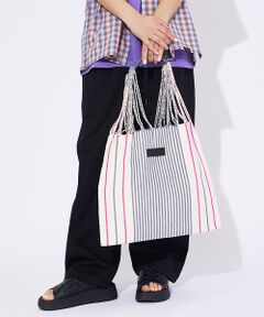 ABAHOUSE / アバハウス トートバッグ | 【MOON BIRD/ムーンバード】手織りハンモックトートバッグ/手織り/A4サ