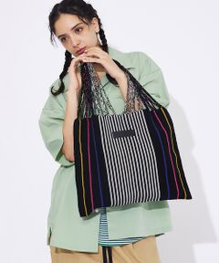 ABAHOUSE / アバハウス トートバッグ | 【MOON BIRD/ムーンバード】手織りハンモックトートバッグ/手織り/A4サ