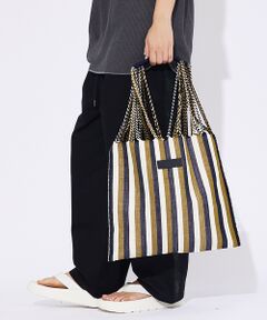 ABAHOUSE / アバハウス トートバッグ | 【MOON BIRD/ムーンバード】手織りハンモックトートバッグ/手織り/A4サ