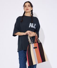 ABAHOUSE / アバハウス トートバッグ | 【MOON BIRD/ムーンバード】手織りハンモックトートバッグ/手織り/A4サ