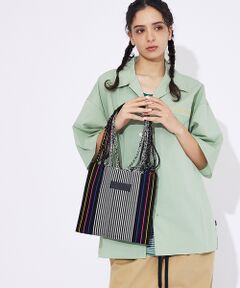 ABAHOUSE / アバハウス トートバッグ | 【MOON BIRD/ムーンバード】手織りハンモックトートバッグS/手織り【WE