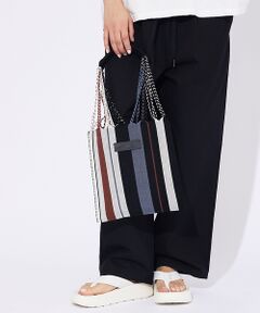 ABAHOUSE / アバハウス トートバッグ | 【MOON BIRD/ムーンバード】手織りハンモックトートバッグS/手織り【WE