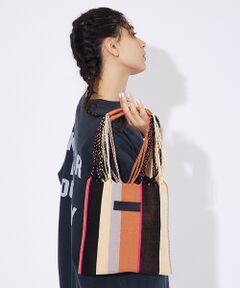 ABAHOUSE / アバハウス トートバッグ | 【MOON BIRD/ムーンバード】手織りハンモックトートバッグS/手織り【WE