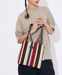 ABAHOUSE / アバハウス トートバッグ | 【MOON BIRD/ムーンバード】手織りハンモックトートバッグS/手織り【WE