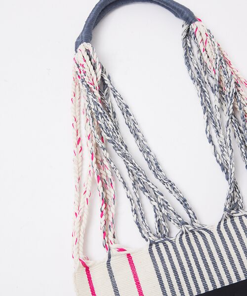 ABAHOUSE / アバハウス トートバッグ | 【MOON BIRD/ムーンバード】手織りハンモックトートバッグS/手織り【WE | 詳細11