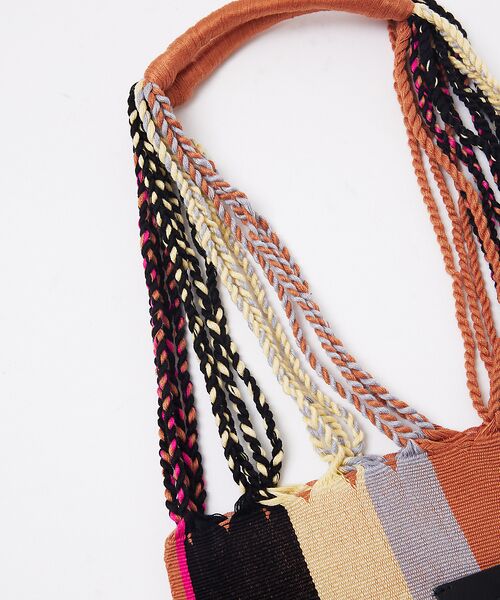 ABAHOUSE / アバハウス トートバッグ | 【MOON BIRD/ムーンバード】手織りハンモックトートバッグS/手織り【WE | 詳細18