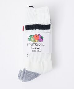 ABAHOUSE / アバハウス ソックス | 【FRUIT OF THE LOOM/フルーツ オブ ザ ルーム】選べるソックス
