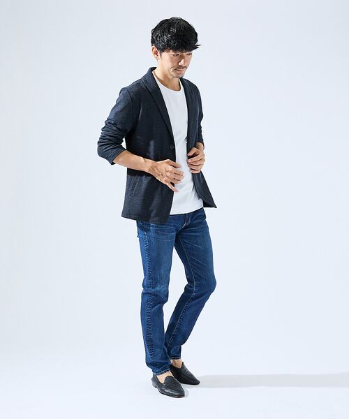 ABAHOUSE / アバハウス カーディガン・ボレロ | 【セットアップ対応】バーズアイ ショールカラー ジャケット | 詳細6