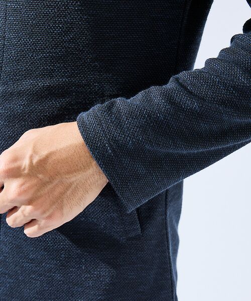 ABAHOUSE / アバハウス カーディガン・ボレロ | 【セットアップ対応】バーズアイ ショールカラー ジャケット | 詳細11