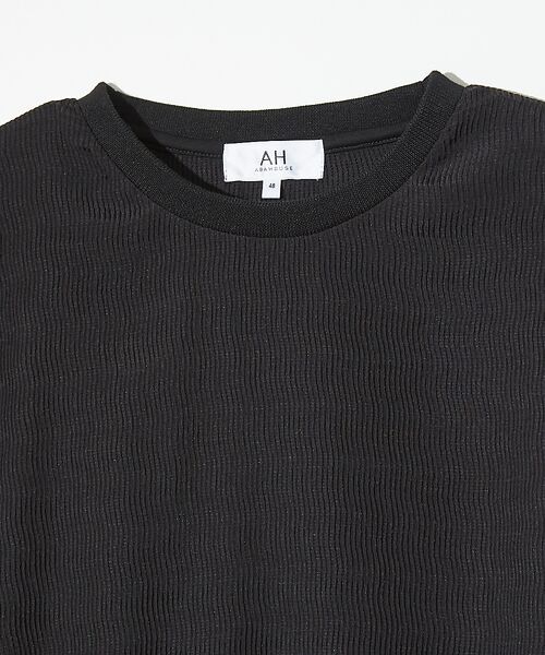 ABAHOUSE / アバハウス Tシャツ | 【AH ABAHOUSE】楊柳クルーネック半袖Tシャツ | 詳細6