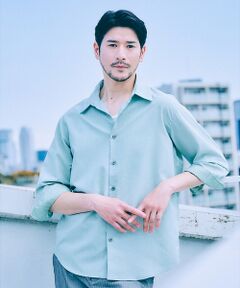 ABAHOUSE / アバハウス シャツ・ブラウス | 【リネンタッチ】7分袖シャツ