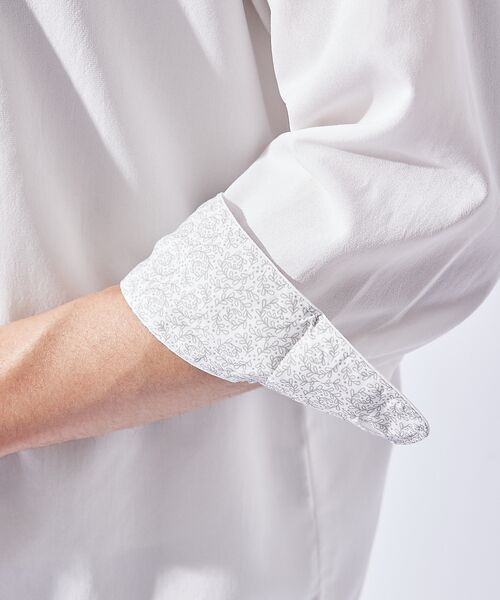 ABAHOUSE / アバハウス シャツ・ブラウス | 【リネンタッチ】7分袖シャツ | 詳細2