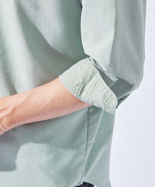 ABAHOUSE / アバハウス シャツ・ブラウス | 【リネンタッチ】7分袖シャツ | 詳細8