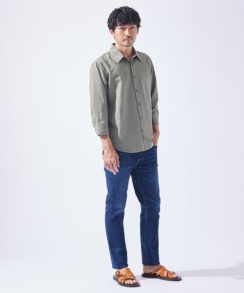 ABAHOUSE / アバハウス シャツ・ブラウス | 【リネンタッチ】7分袖シャツ | 詳細17