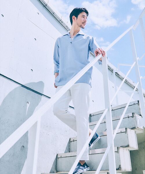 ABAHOUSE / アバハウス シャツ・ブラウス | 【リネンタッチ】カプリ7分袖シャツ | 詳細5