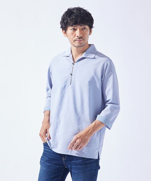 ABAHOUSE / アバハウス シャツ・ブラウス | 【リネンタッチ】カプリ7分袖シャツ | 詳細6