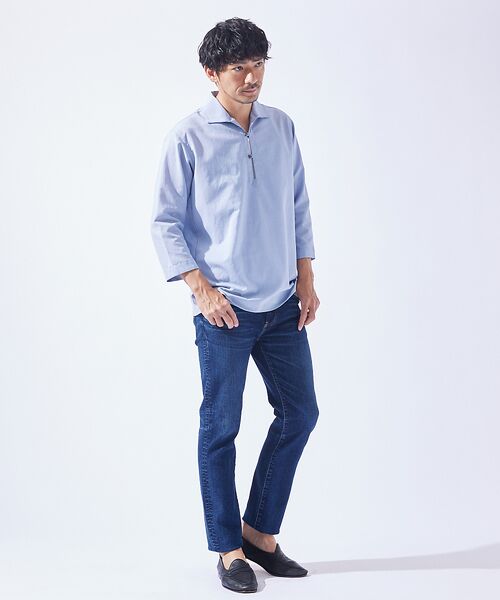 ABAHOUSE / アバハウス シャツ・ブラウス | 【リネンタッチ】カプリ7分袖シャツ | 詳細7