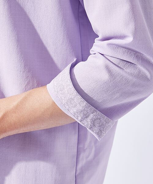 ABAHOUSE / アバハウス シャツ・ブラウス | 【リネンタッチ】カプリ7分袖シャツ | 詳細11