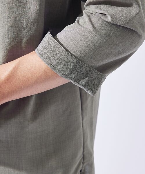 ABAHOUSE / アバハウス シャツ・ブラウス | 【リネンタッチ】カプリ7分袖シャツ | 詳細13