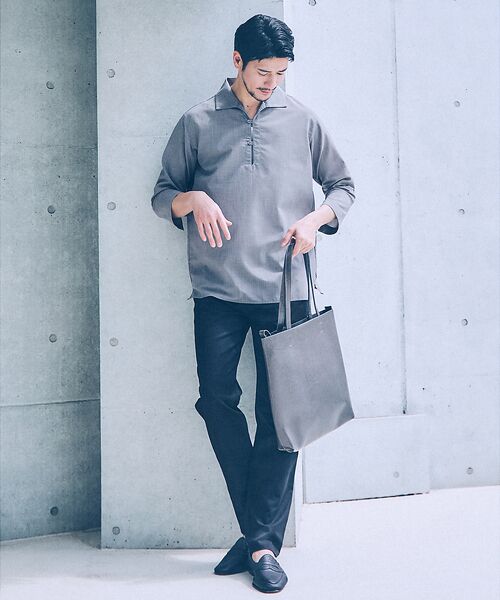 ABAHOUSE / アバハウス シャツ・ブラウス | 【リネンタッチ】カプリ7分袖シャツ | 詳細15