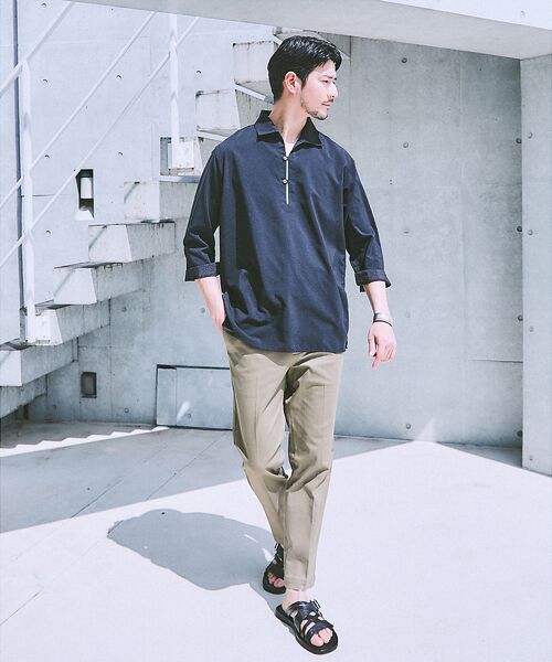 ABAHOUSE / アバハウス シャツ・ブラウス | 【リネンタッチ】カプリ7分袖シャツ | 詳細18