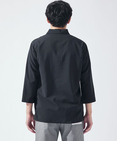 ABAHOUSE / アバハウス シャツ・ブラウス | 【リネンタッチ】カプリ7分袖シャツ | 詳細20