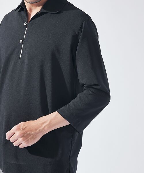 ABAHOUSE / アバハウス シャツ・ブラウス | 【リネンタッチ】カプリ7分袖シャツ | 詳細22