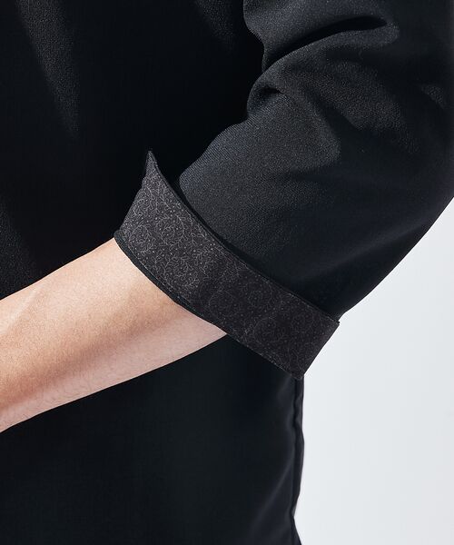 ABAHOUSE / アバハウス シャツ・ブラウス | 【リネンタッチ】カプリ7分袖シャツ | 詳細24