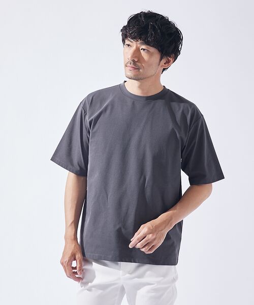 ABAHOUSE/アバハウス 【COOL DRY MAX】半袖Tシャツ【予約】 チャコールグレー 50 ABAHOUSE/アバハウス 【COOL DRY MAX】半袖Tシャツ【予約】 チャコールグレー 50