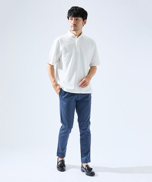 ABAHOUSE / アバハウス ポロシャツ | 【快適機能素材】ハイツイスト カノコ 半袖ポロシャツ | 詳細2