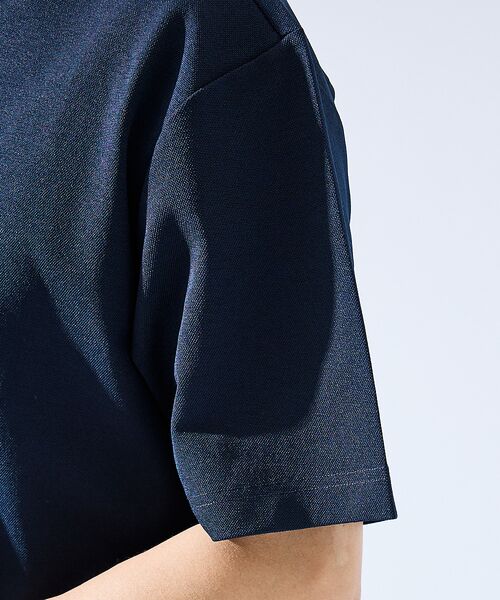 ABAHOUSE / アバハウス ポロシャツ | 【快適機能素材】ハイツイスト カノコ 半袖ポロシャツ | 詳細10