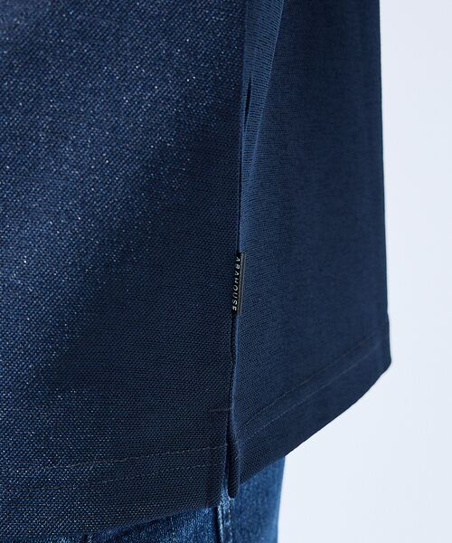 ABAHOUSE / アバハウス ポロシャツ | 【快適機能素材】ハイツイスト カノコ 半袖ポロシャツ | 詳細12