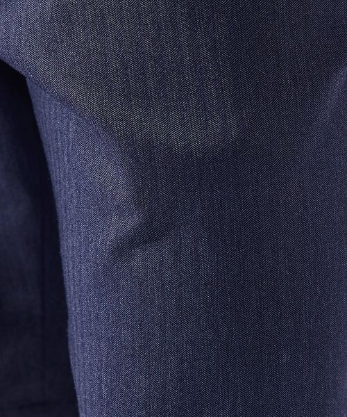 ABAHOUSE / アバハウス パンツ | 【ハイパーストレッチ】ヘリンボーン イージー スラックス パンツ | 詳細7