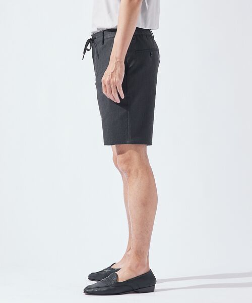 ABAHOUSE / アバハウス ショート・ハーフ・半端丈パンツ | 【ハイパーストレッチ】ヘリンボーン ショートパンツ / ショーツ | 詳細12