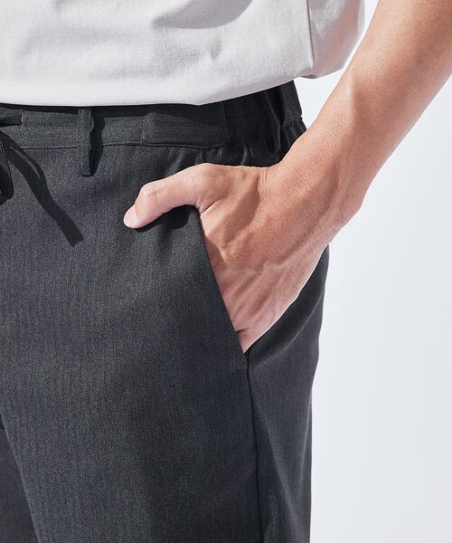 ABAHOUSE / アバハウス ショート・ハーフ・半端丈パンツ | 【ハイパーストレッチ】ヘリンボーン ショートパンツ / ショーツ | 詳細16