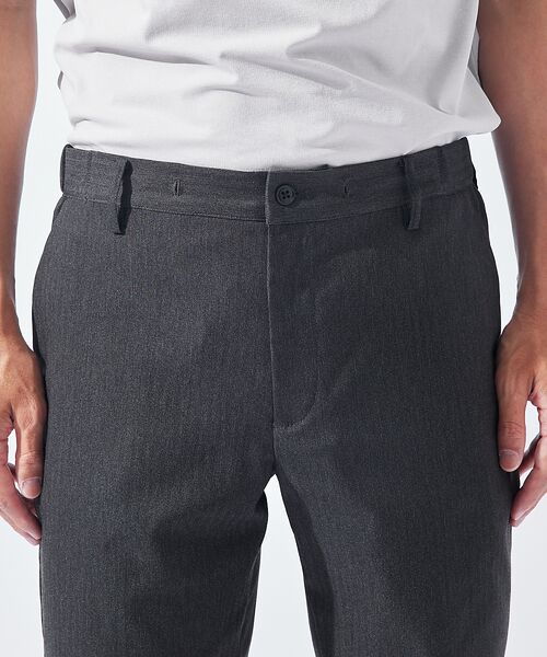 ABAHOUSE / アバハウス ショート・ハーフ・半端丈パンツ | 【ハイパーストレッチ】ヘリンボーン ショートパンツ / ショーツ | 詳細19