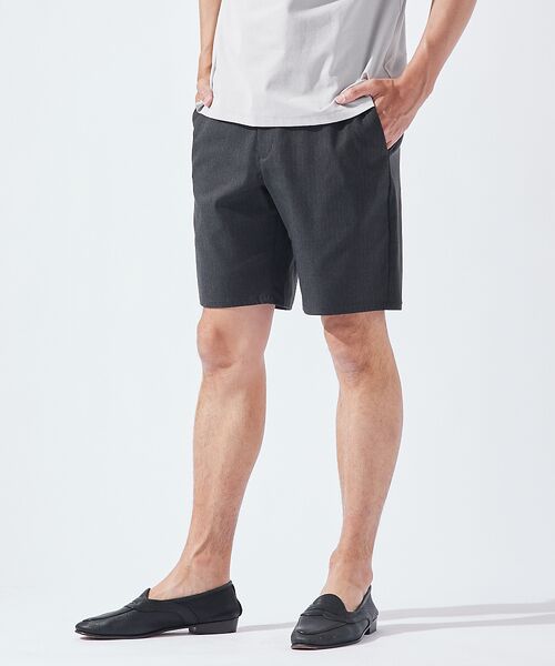 ABAHOUSE/アバハウス 【ハイパーストレッチ】ヘリンボーン ショーパンツ【予約】 ブラック 48 ABAHOUSE/アバハウス 【ハイパーストレッチ】ヘリンボーン ショーパンツ【予約】 ブラック 48