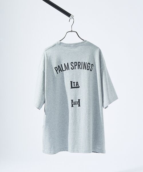 ABAHOUSE / アバハウス Tシャツ | バックプリント グラフィック 半袖Tシャツ/オーバーサイズ/LE TRIO AB | 詳細7