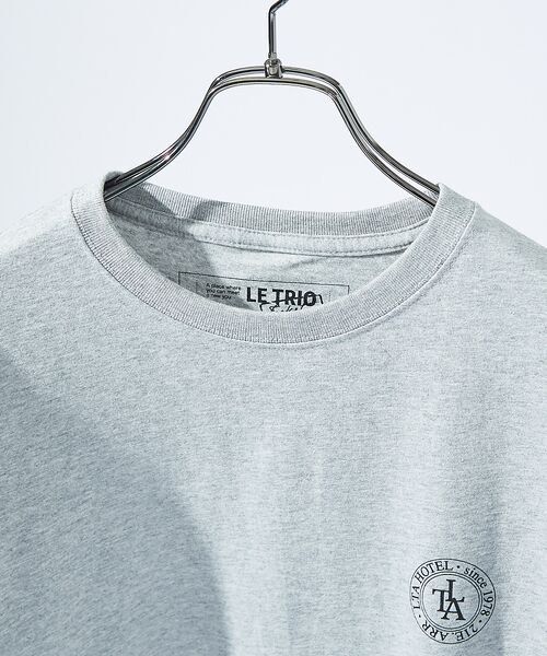 ABAHOUSE / アバハウス Tシャツ | バックプリント グラフィック 半袖Tシャツ/オーバーサイズ/LE TRIO AB | 詳細9